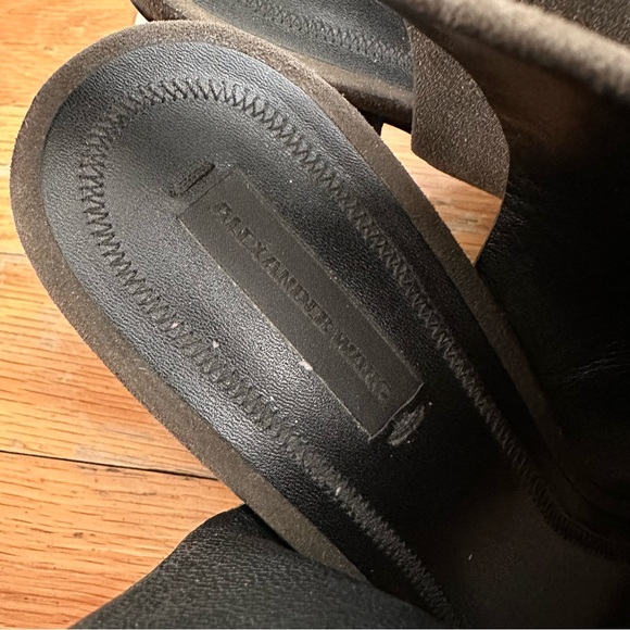 Alexander Wang suede block heel sandals - Picture 11 of 12